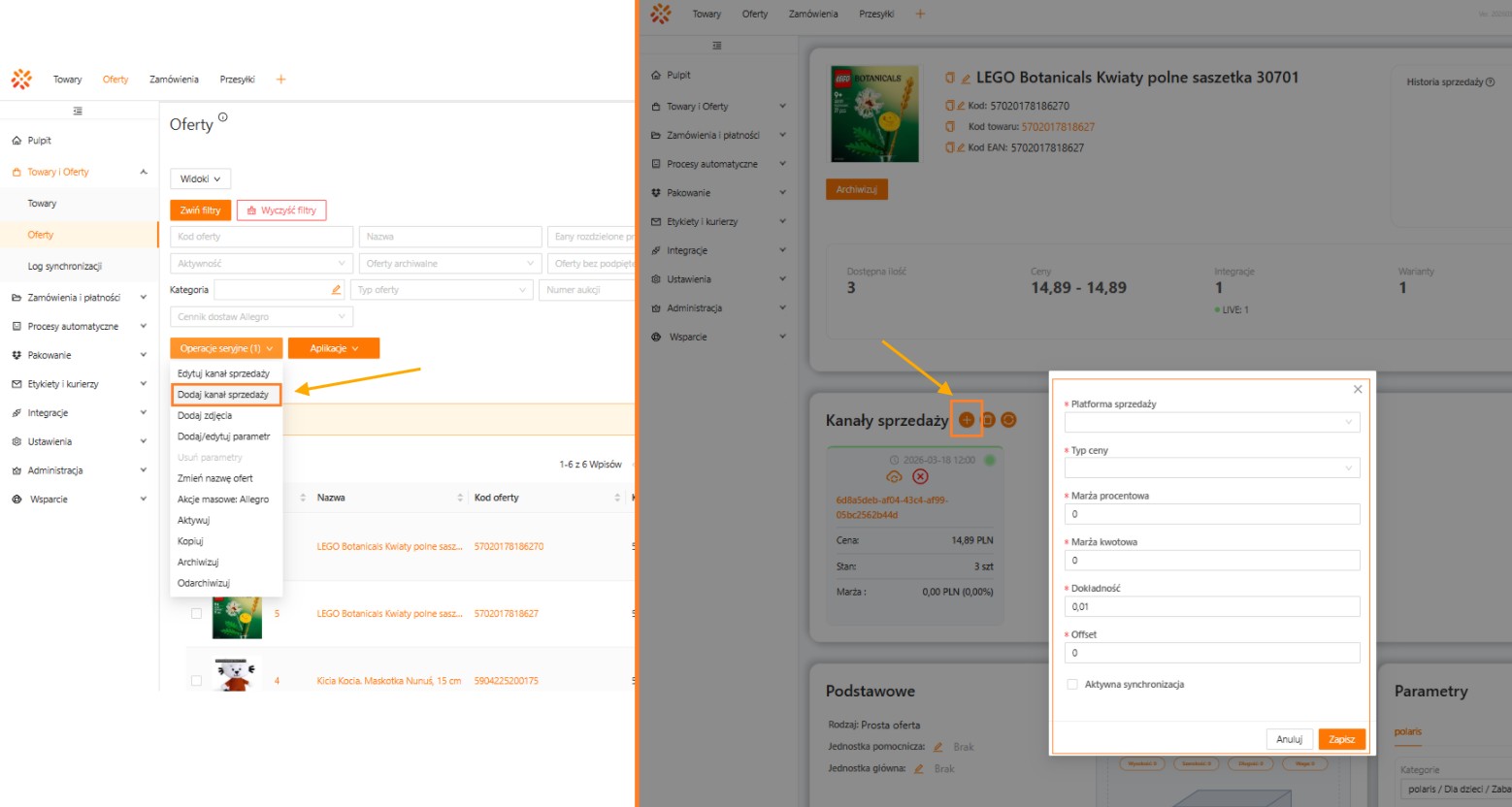 Dodawanie kanału InPost Buy